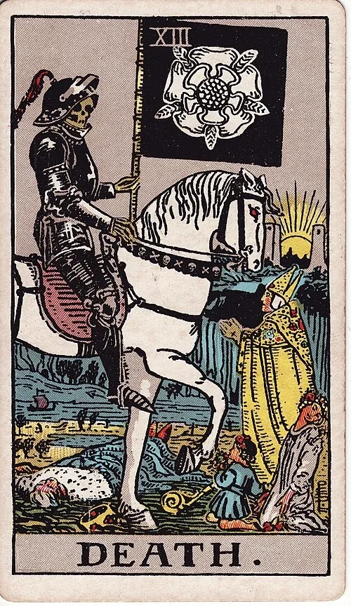 Death from the historical Rider–Waite–Smith deck