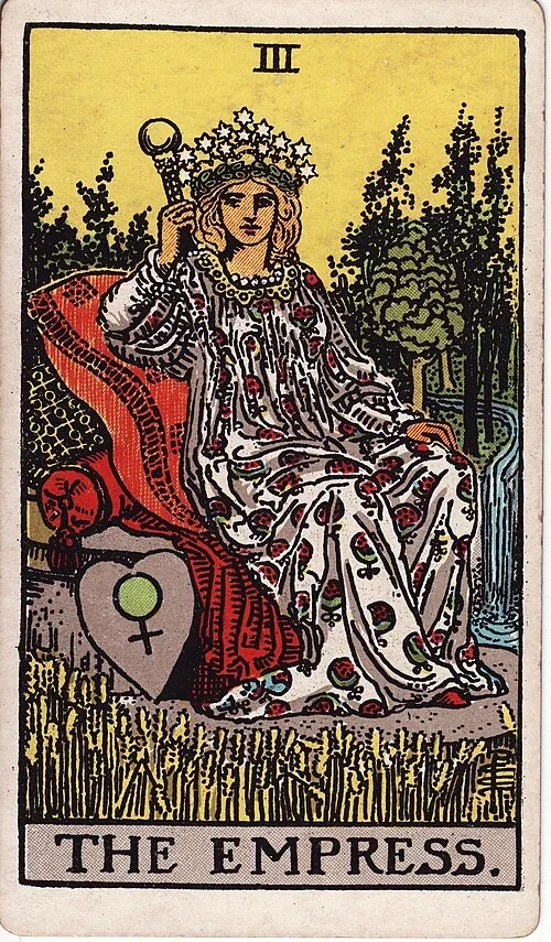 The Empress from the historical Rider–Waite–Smith deck