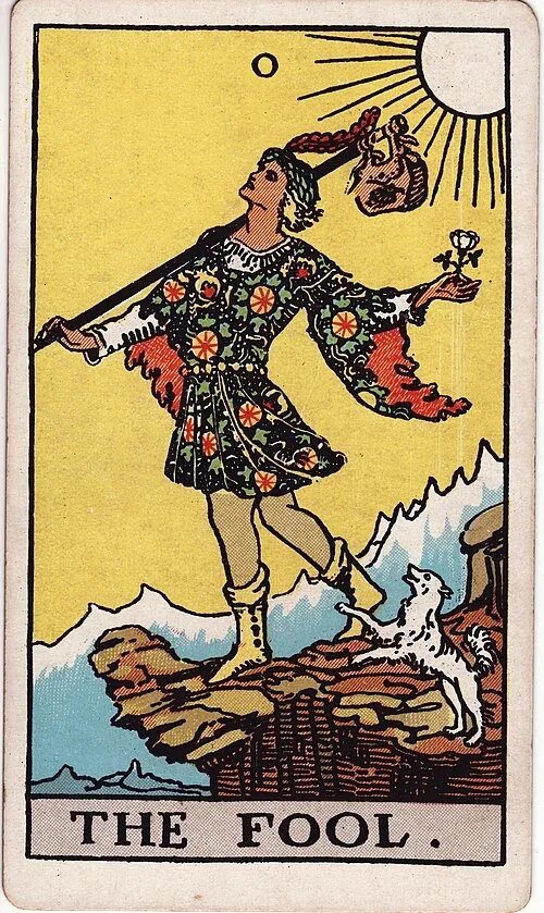 The Fool, historical Rider–Waite–Smith artwork by Pamela Colman Smith